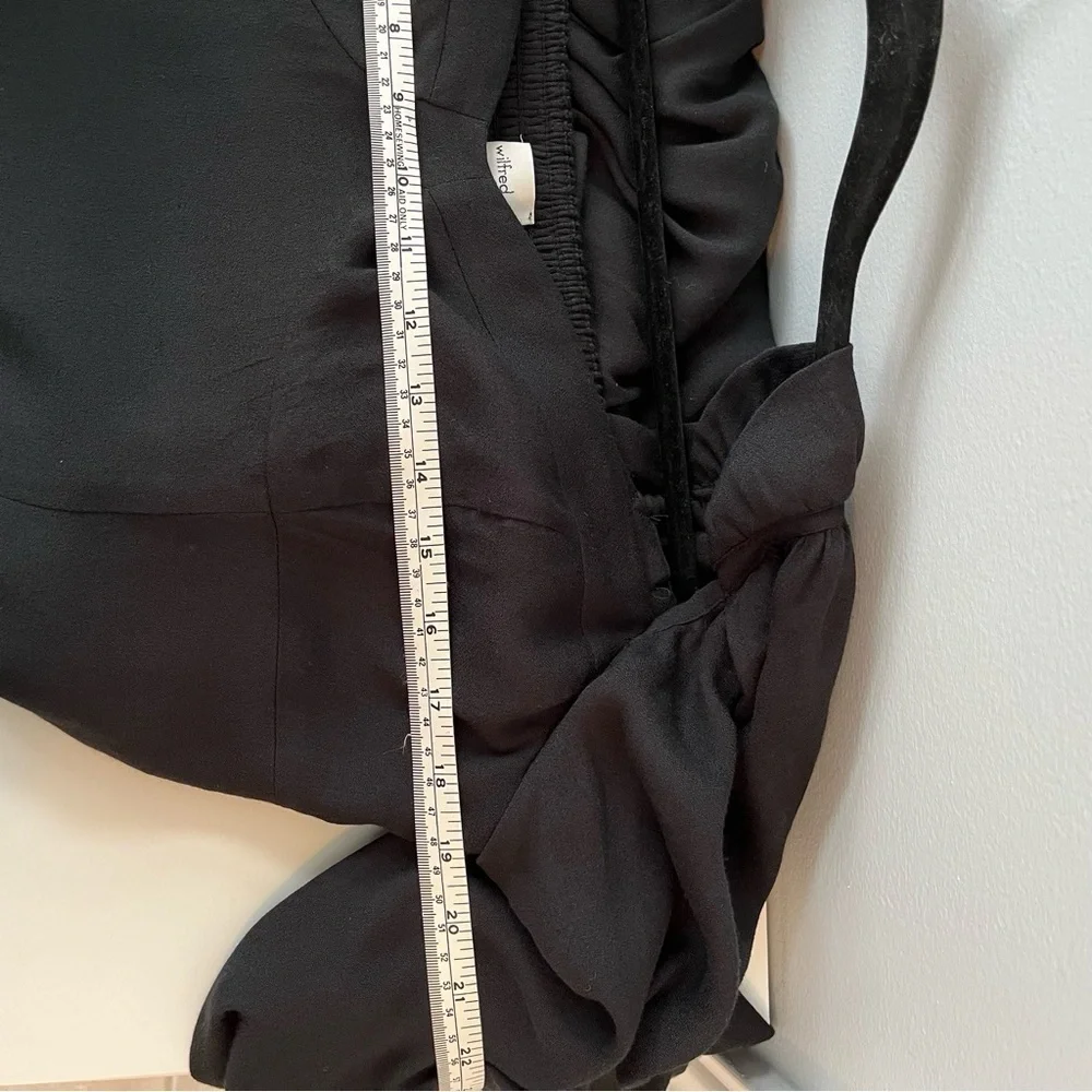 Wilfred Women’s Juliet Corset Novella Black Mini Dress Long Sleeve Ruching 14 - Picture 15 of 17